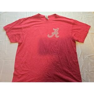 Alabama Crimson Tide NCAA‎ T Shirt Womens XL Delta Apparel Red Elephant
